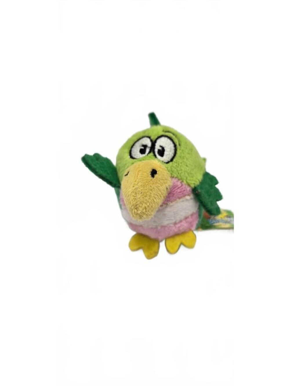 Koko Birds Plush Toy Green and Pink Bird